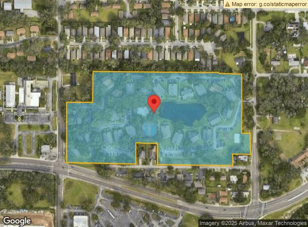  8781 Orange Leaf Ct, Temple Terrace, FL Parcel Map