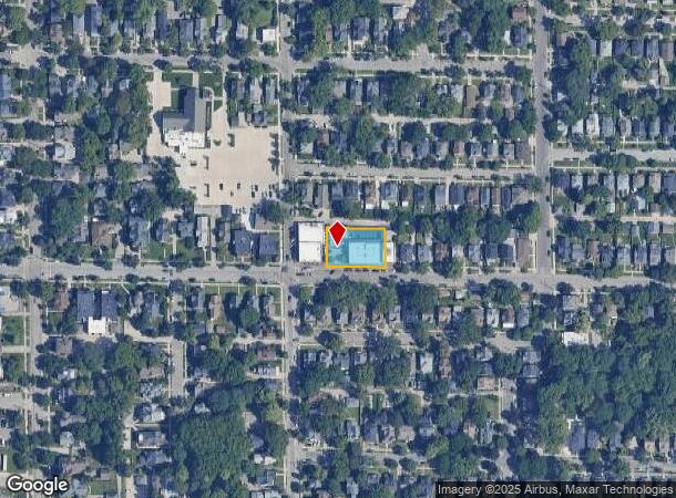 615 Lyon St Ne, Grand Rapids, MI Parcel Map
