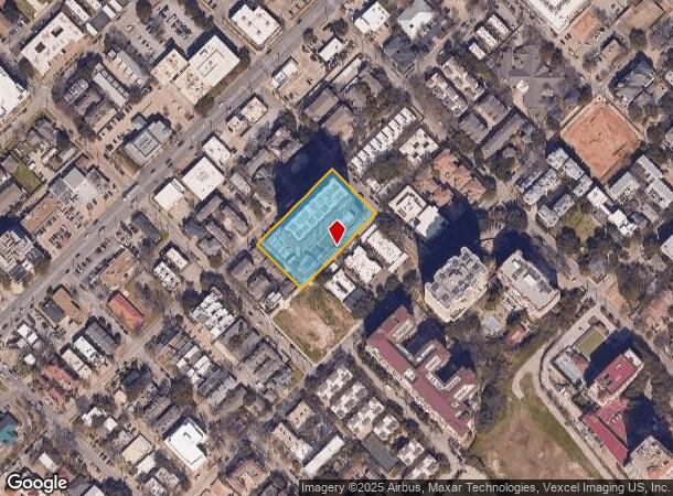  3611 Congress Ave, Dallas, TX Parcel Map