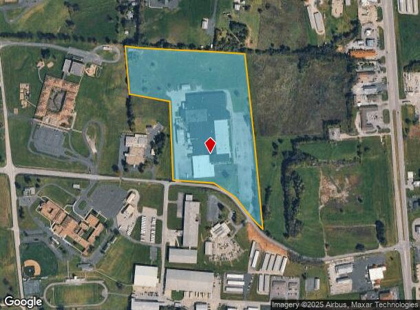  551 Tapp Rd, Harrodsburg, KY Parcel Map