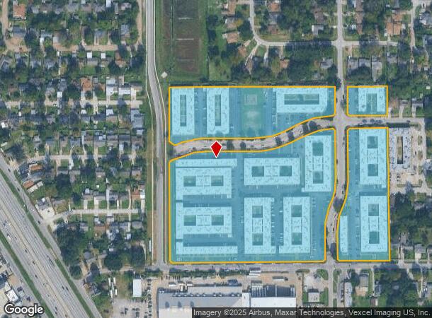 313 Sunnyside St, Houston, TX Parcel Map
