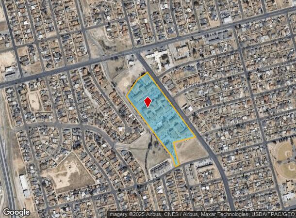 1201 Harless Ave, Odessa, TX Parcel Map