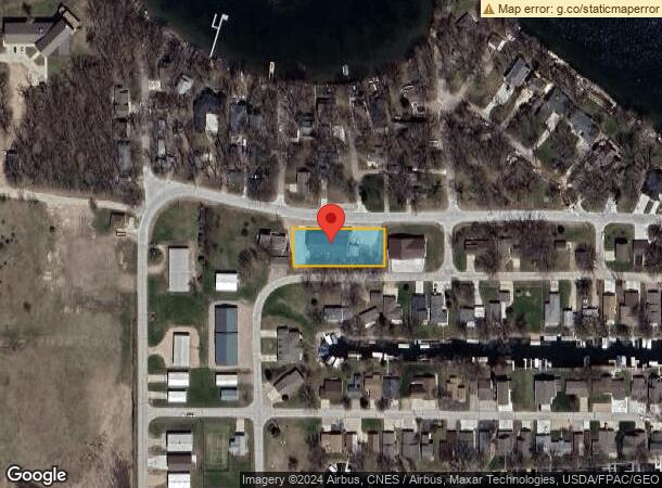  1127 Lakeside Ave, Milford, IA Parcel Map