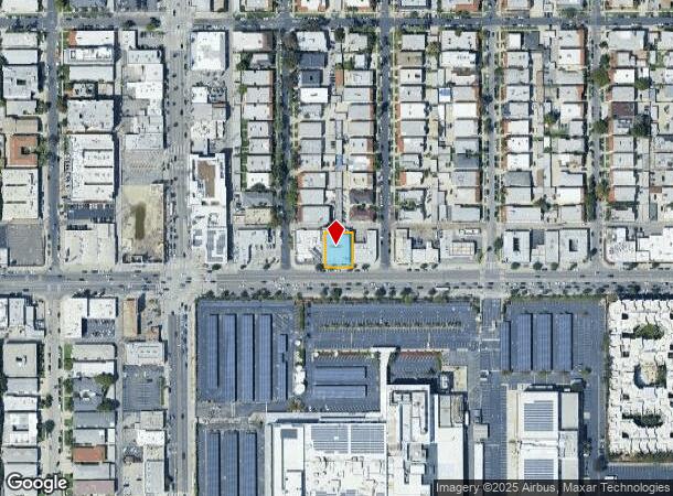  7815 Beverly Blvd, Los Angeles, CA Parcel Map