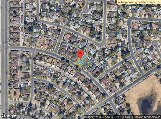  2812 N Half Moon Dr, Bakersfield, CA Parcel Map