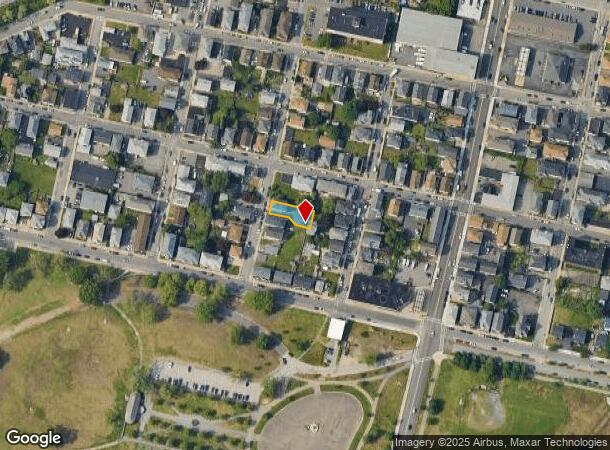  184 Beach St, Fall River, MA Parcel Map