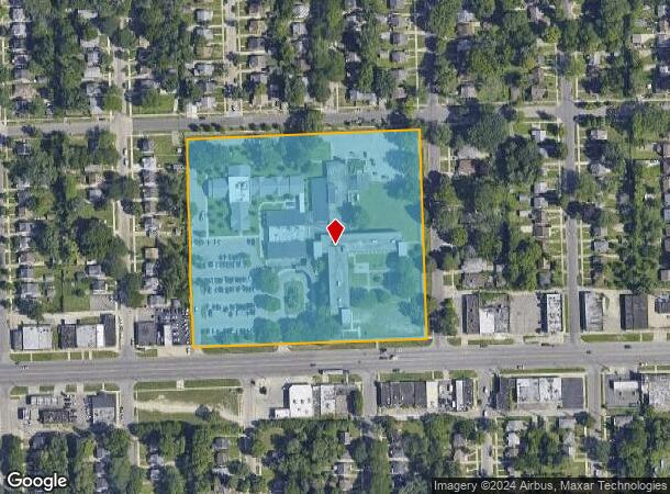  19100 W 7 Mile Rd, Detroit, MI Parcel Map