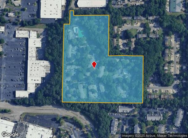  555 Eagles Crest Village Ln, Roswell, GA Parcel Map