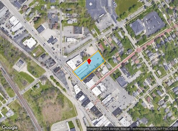  647 Broadway Ave, Bedford, OH Parcel Map