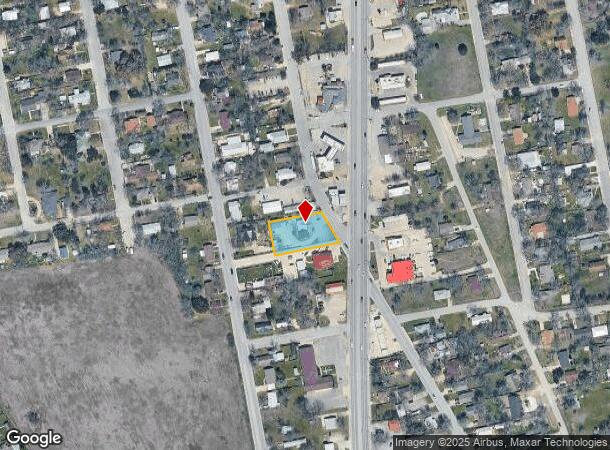  907 S Commerce St, Lockhart, TX Parcel Map