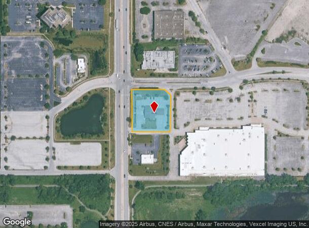  4431 S Lincoln Mall Dr, Matteson, IL Parcel Map