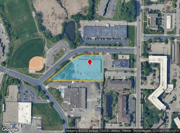 8801 Research Center Rd E, Minneapolis, MN Parcel Map