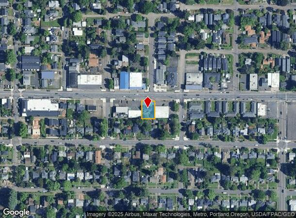  8836 Se Stark St, Portland, OR Parcel Map