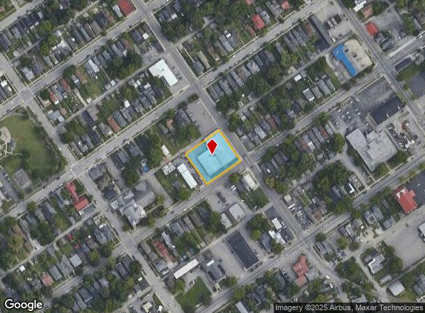  1421 E Elm St, New Albany, IN Parcel Map