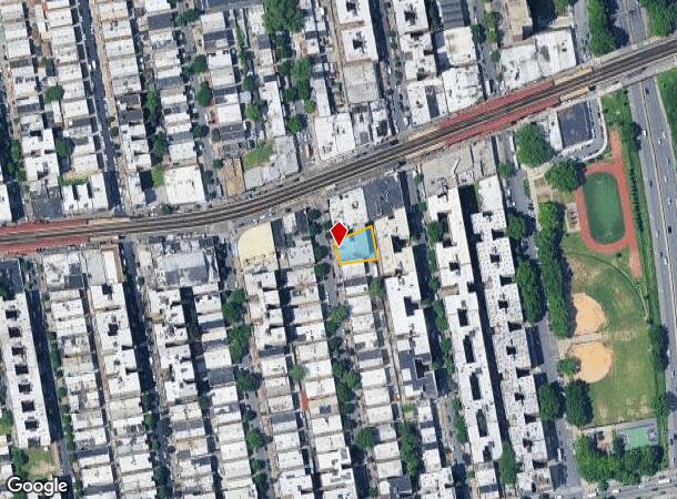 1166 Manor Ave, Bronx, NY Parcel Map