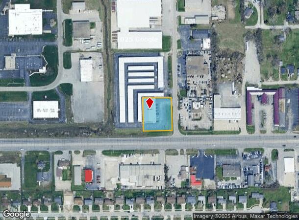  1104 W Coliseum Blvd, Fort Wayne, IN Parcel Map