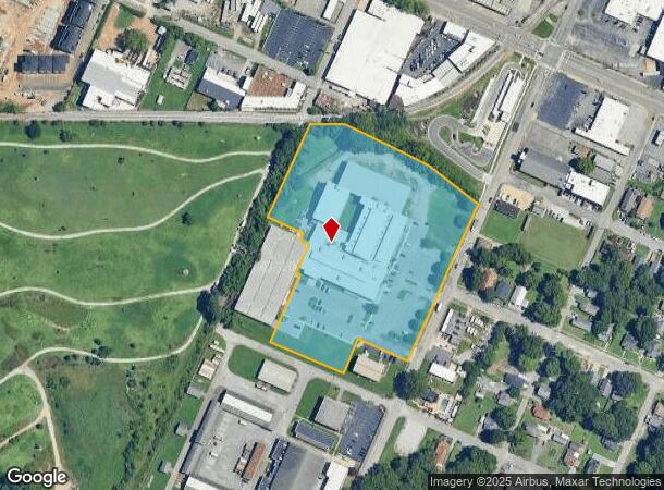 1601 S Holtzclaw Ave, Chattanooga, TN Parcel Map
