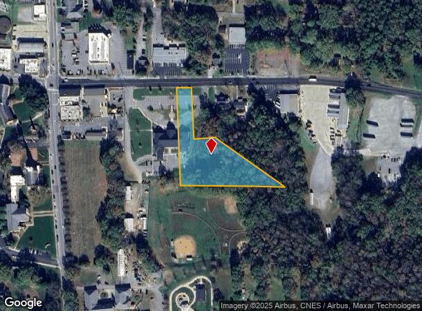 E College Ave, Boiling Springs, NC Parcel Map