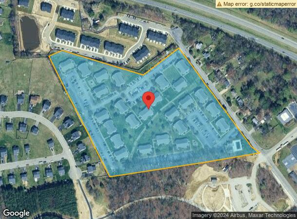  5480 Bradley Pines Cir, Sandston, VA Parcel Map