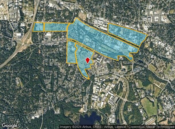  2 Watauga Club Dr, Raleigh, NC Parcel Map