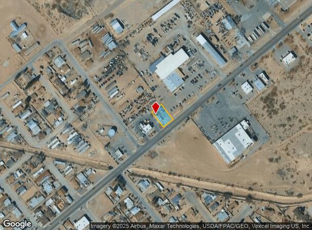 1287 N Fabens St, Fabens, TX Parcel Map