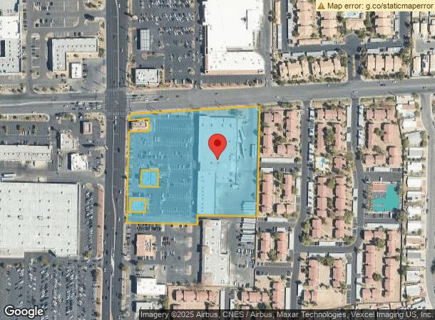  348 N Nellis Blvd, Las Vegas, NV Parcel Map