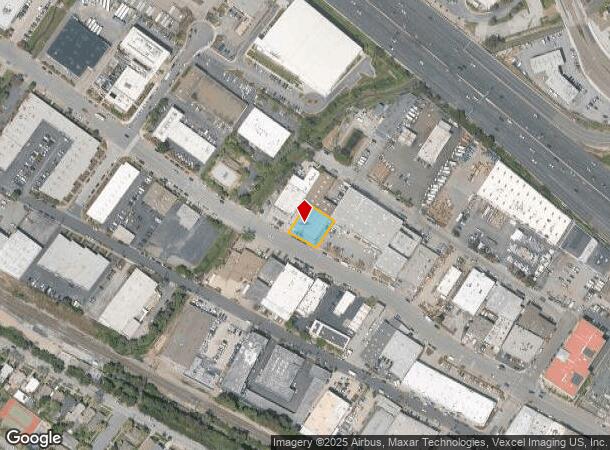 1390 Rollins Rd, Burlingame, CA Parcel Map