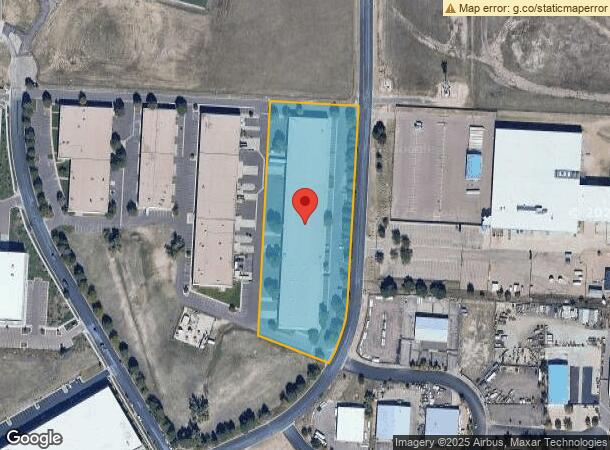  2520 Aviation Way, Colorado Springs, CO Parcel Map