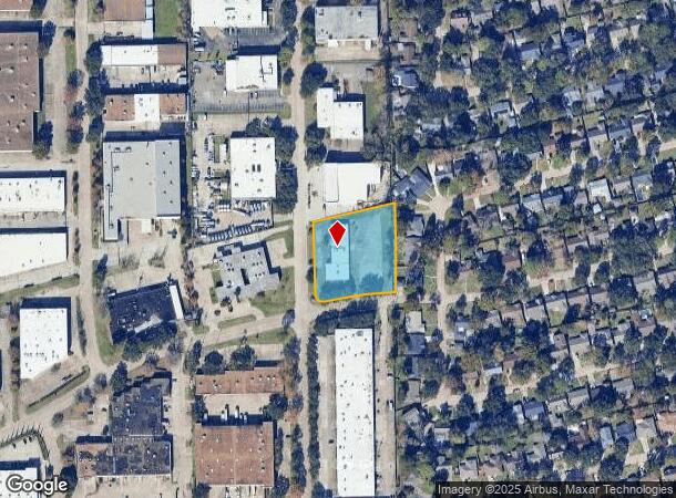 1660 Townhurst Dr, Houston, TX Parcel Map