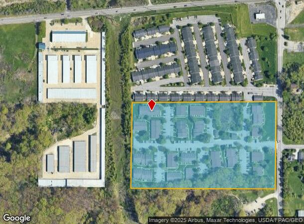  1738 Northampton Rd, Akron, OH Parcel Map