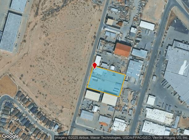 1138 Kastrin St, El Paso, TX Parcel Map