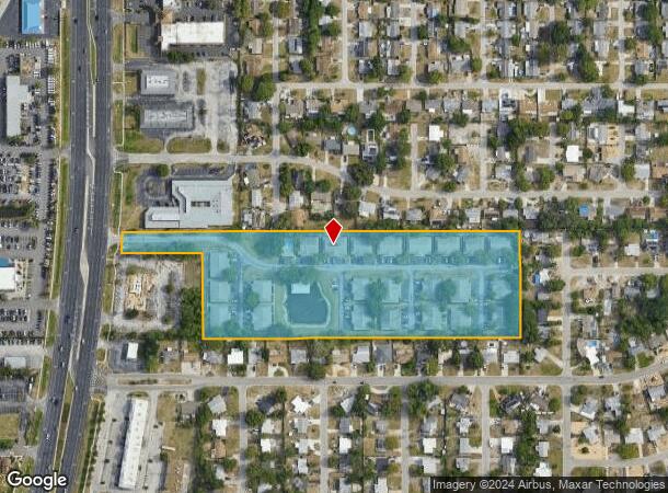  10700 Buckingham Ct, Port Richey, FL Parcel Map