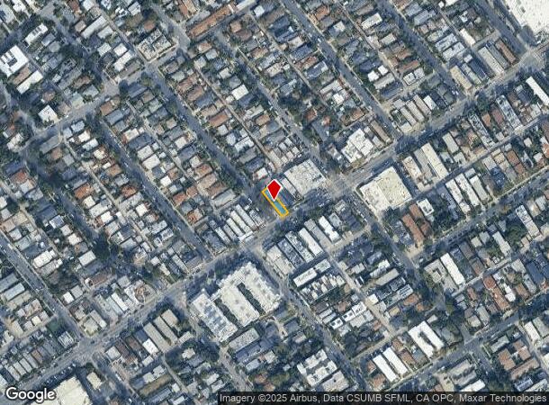  535 Rose Ave, Venice, CA Parcel Map