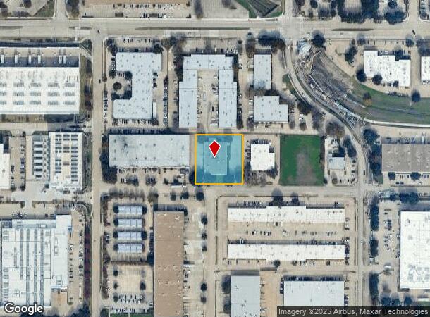 1101 Commerce Dr, Richardson, TX Parcel Map