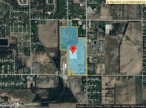  595 N Pine Rd, Bay City, MI Parcel Map