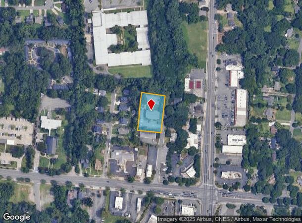  1623 Glenn St, Charlotte, NC Parcel Map