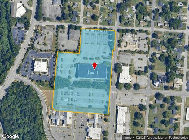 1203 Maple St, Greensboro, NC Parcel Map