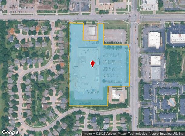 3707 N Woodlawn Blvd, Wichita, KS Parcel Map