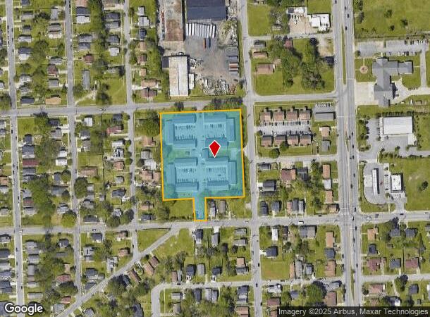  911 Randolph St, Portsmouth, VA Parcel Map