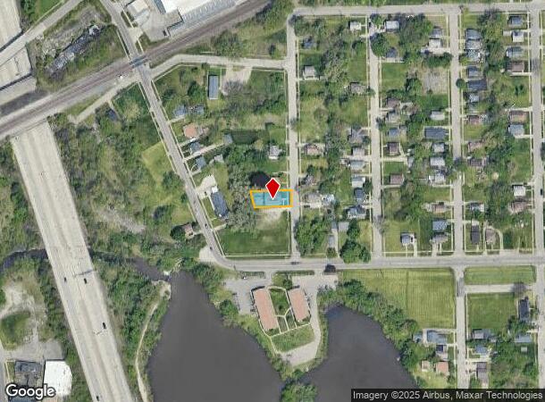 2050 Warner Ave, Flint, MI Parcel Map