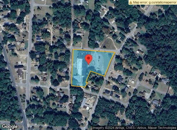  126 Mill St, Ellerbe, NC Parcel Map