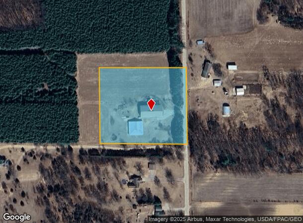 S1381a Coon Bluff Rd, Wisconsin Dells, WI Parcel Map