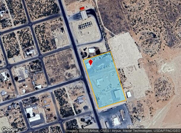  402 Rodgers St, Pyote, TX Parcel Map