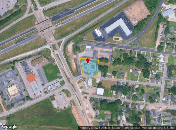 1602 N University Ave, Lafayette, LA Parcel Map