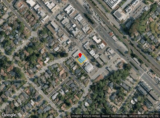 1724 Laurel St, San Carlos, CA Parcel Map