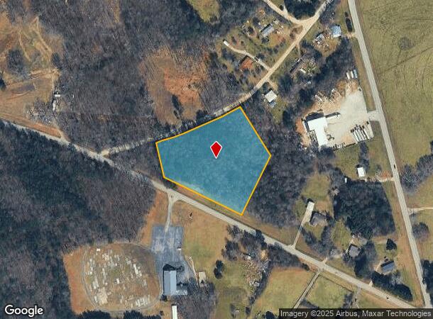  Pond Fork Church Rd, Pendergrass, GA Parcel Map
