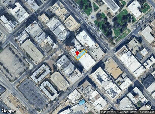  1036 Fulton St, Fresno, CA Parcel Map
