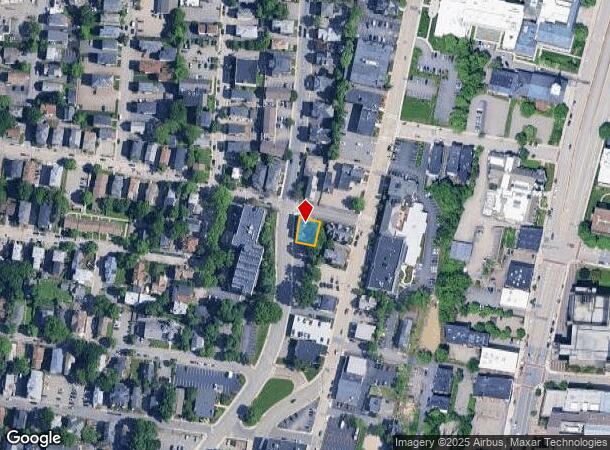  1 Dix St, Worcester, MA Parcel Map