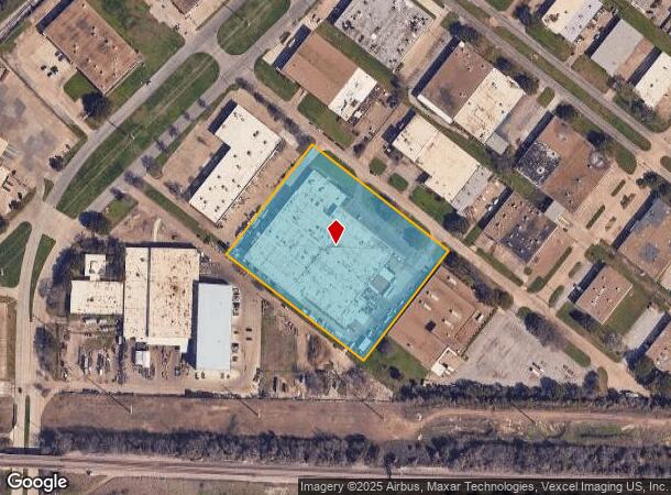  9219 Viscount Row, Dallas, TX Parcel Map