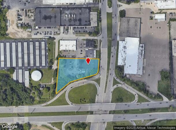  20855 Telegraph Rd, Southfield, MI Parcel Map